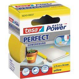 TESA 56343 GE - TESA extra Power cloth tape, 38 mm, yellow