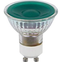 SCHIEFER LIGHTING SCHI L6417705031 - GU10 LED bulb, 5 W, green, dimmable