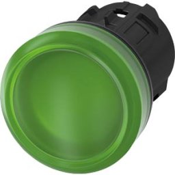 SIEMENS ACT01 6AA40-0AA0 - Indicator light, 22 mm, round, plastic, green, lens, smooth