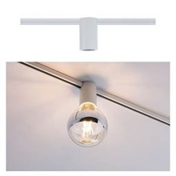 PAULMANN PLM 94974 - URail rail spotlight socket, E27, max. 20 W, dimmable, white