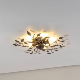 Euluna Cernecchio ceiling light, 5-bulb, bronze
