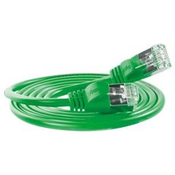 SLIM SL6 1,5 GN - Cat.6 SLIM light cable, F/FTP, 1,5 m, green