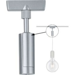 PAULMANN PLM 95551 - URail universal pendant adapter, max. 50 W, chrome
