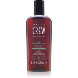 American Crew 3 in 1 Chamimile + Pine 3 in1 Shampoo, Conditioner & Body Wash M 250 ml