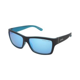 Sunglasses Alpina Kacey Black Matt Blue/Blue Mirror