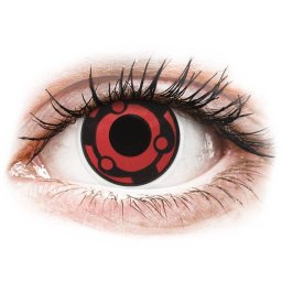Red Madara Contact Lenses - ColourVue Crazy (2 coloured lenses)