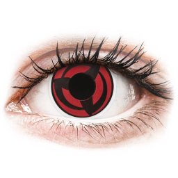 Red Kakashi Contact Lenses - ColourVue Crazy (2 coloured lenses)