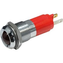 CML TECHNOLOGIES 192A0250 - LED signal light, red - ultra bright, 12 VAC/VDC, Ø14 mm, 700 mc