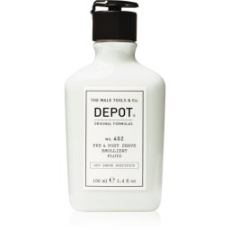 DEPOT 400 SHAVE SPECIFICS NO. 402 PRE & POST SHAVE EMOLLIENT FLUID Balm aftershave 100 ml