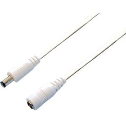 BKL DC V 2105 - DC extension, 2.1 mm, 2 x 0.50 mm², white