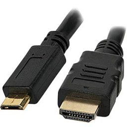 TECHLY ICOC-HDMI-B-015 - High Speed HDMI cable with Ethernet, Mini C male > HDMI A male,