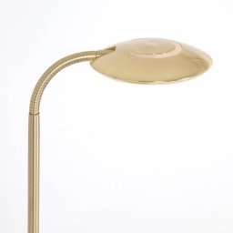 Steinhauer Zenith - brass-coloured LED table lamp with dimmer