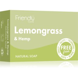 Friendly Soap Natural Soap Lemongrass & Hemp Natural Soap 95 g