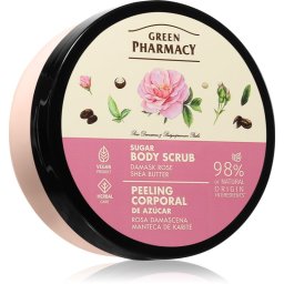 Green Pharmacy Damask Rose & Shea Butter Body Scrub Sugar Body Scrub 200 ml