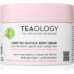 Teaology Green Tea Glycolic Body Cream Moisturizing Body Cream with smoothing effect 260 ml