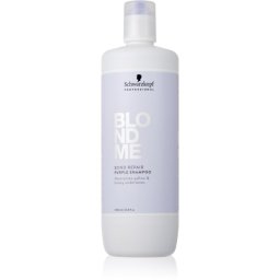 Schwarzkopf Professional Blondme Bond Repair Purple Shampoo Violet Shampoo for blonde hair 1000 ml
