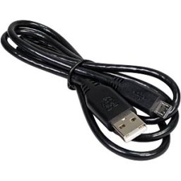 RPI USB-B/A 1 BK - Raspberry Pi - Cable, Micro-USB (m) to USB type A (m), 100cm, bl