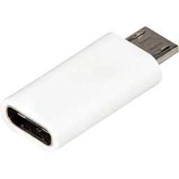 RPI USBC MUSB WT - Raspberry Pi - Adapter USB-C (f) to microUSB (m), white
