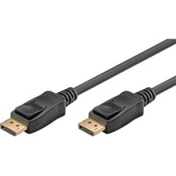 GOOBAY 74759 - Displayport 2.1 cable certified, DP-DP, 16K 60Hz, 1.0m