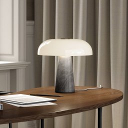 DFTP by Nordlux Table lamp Glossy, grey/opal white