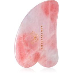 Crystallove Rose Quartz Gua Sha Massage Tool 1 pc