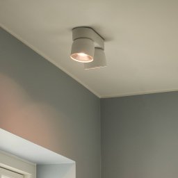 Nordlux Pitcher downlight, GU10, 2-bulb, metal, white