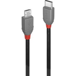 LINDY 36892 - USB 2.0 cable, C connector to micro B connector, 2.0 m