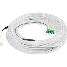 DIGITUS DIGI D3904LCA50 - FTTH drop cable, SM, 4 fiber, LC/APC G.657.A2, 50m