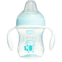 Chicco Transition Cup training cup with handles 4m+ Blue 200 ml