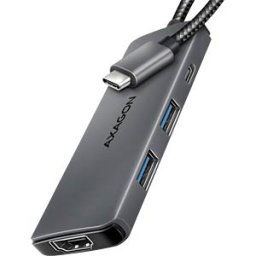 AXAGON AXG HMC-5H8K - USB 3.0 hub, 2x USB-A, 1x USB-C, 8K HDMI