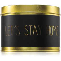 My Flame Warm Cashmere Let's Stay Home scented candle 11x8 cm