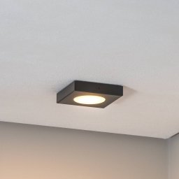 SIGMA Hero ceiling light, 12 x 12 cm, black, metal, GX53