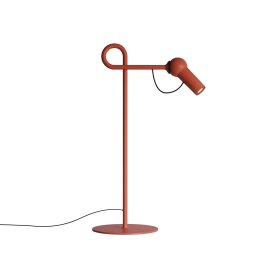 kdln LED table lamp Bird, red, 48 cm, metal, dimmable