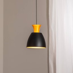 BEGA LED pendant light Studio Line 51229, black/brass, Ø 20 cm