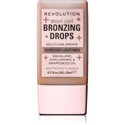 Revolution Bright Light Bronzing Drops Liquid Bronzer shade Bronze Scorched 23 ml