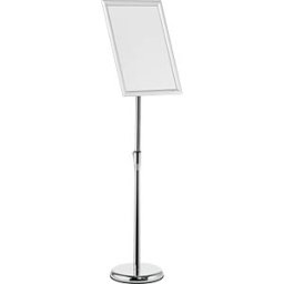 DURABLE 479923 - Info floor stand, A3, with folding frame, silver