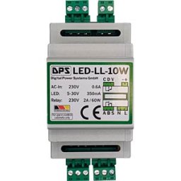 DIGITAL POWER SYSTEMS DPS LED-LL-10W - Switch-mode power supply, top-hat rail, 10 W, 5 - 30 V, 350 mA,