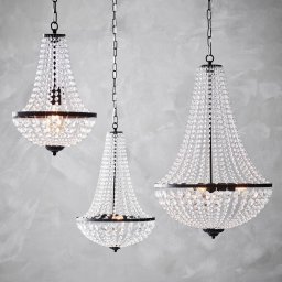 Markslöjd Gränsö chandelier, black, IP20, Ø 30 cm