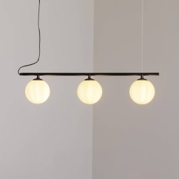 ALDEX Beryl pendant light, 3-bulb, black