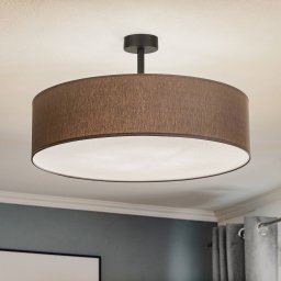 TK Lighting Rondo ceiling light with spacing, grey Ø 60cm