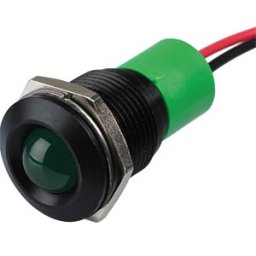 APEM APM Q16P3B G24E - Indicator LED, 24 V DC, 16 mm, wired, green/BlC