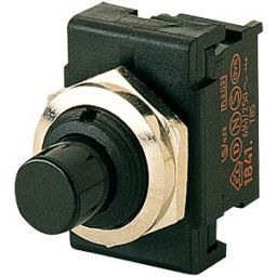 MARQUARDT MAR 1841.1201 - Push button, 1-pole, N/O, round, black