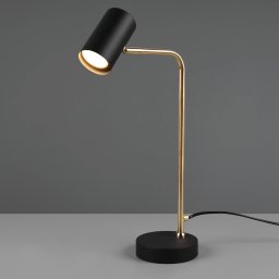 Trio Lighting Marley table lamp, black/brass, height 45 cm, metal
