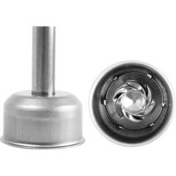 ATTEN B-2608 - Hot air nozzle, straight, Ø 8 mm, spiral air flow