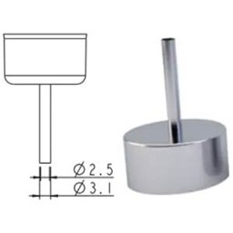 ATTEN A-2131 - Hot air nozzle, straight, Ø 3.1 mm for ST-8800/8802