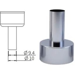 ATTEN A-2105 - Hot air nozzle, straight, Ø 10 mm for STATION ST-8800/8802