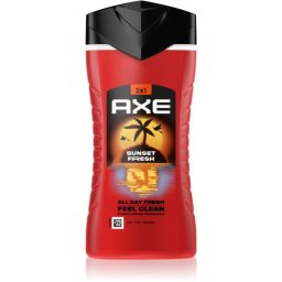 Axe Sunset Fresh Shower Gel for Face, Body, and Hair 250 ml
