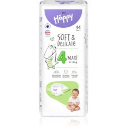 BELLA Baby Happy Soft&Delicate disposable nappies with absorbent channels Maxi 8-14 kg 44 pc