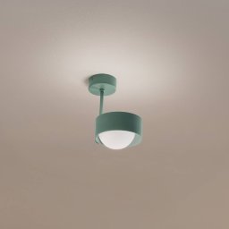 Argon Mado ceiling light, 1-bulb, green