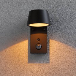 Paulmann Capea LED sensor outdoor wall lamp, anthracite aluminium